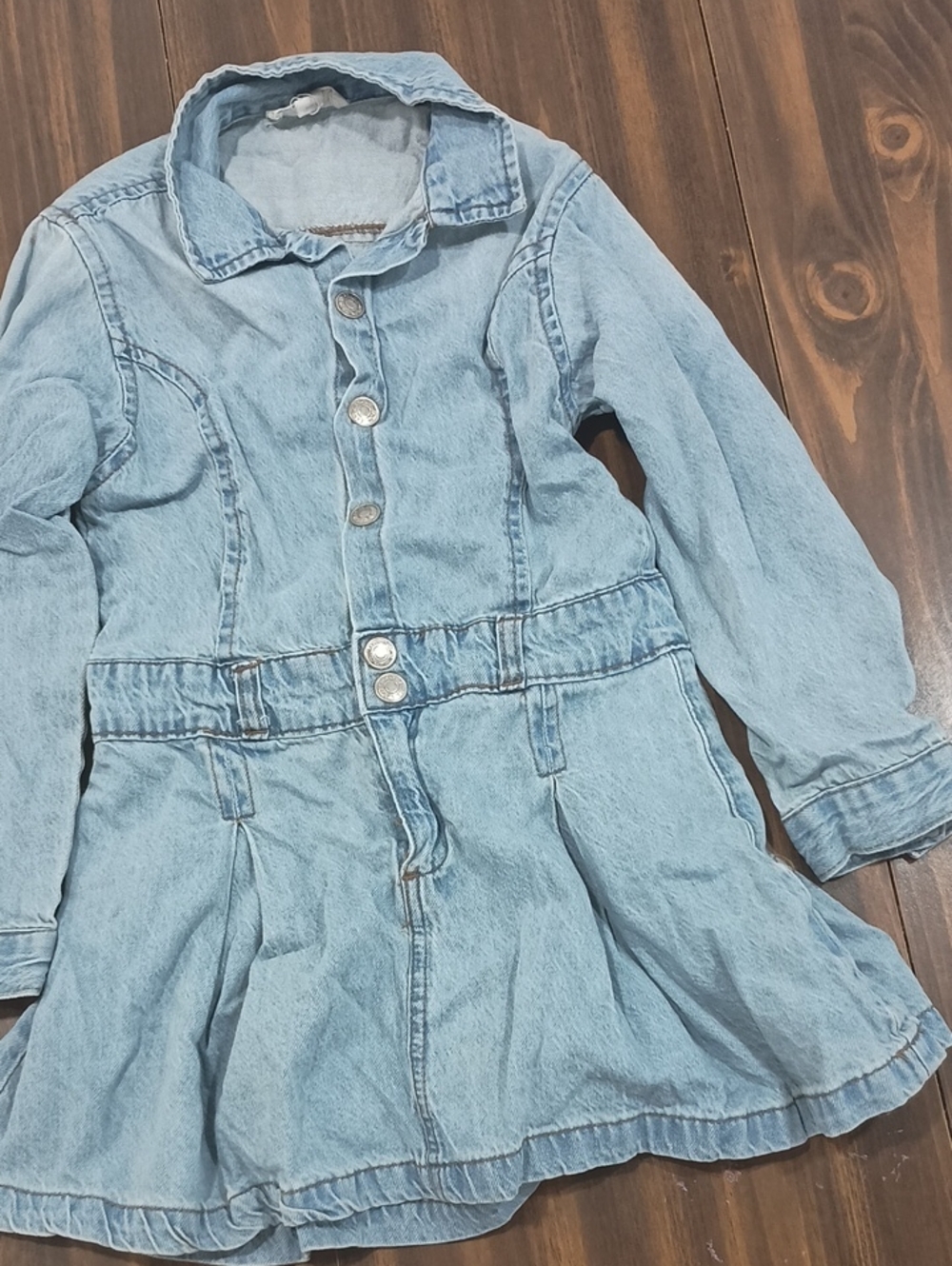 Jessica Simpson Light Blue Denim Jacket Dress for Girls